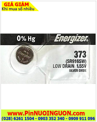 Pin SR916SW _Pin 373; Pin đồng hồ Energizer SR916SW 373 Silver Oxide 1.55v _Made in USA |HẾT HÀNG 